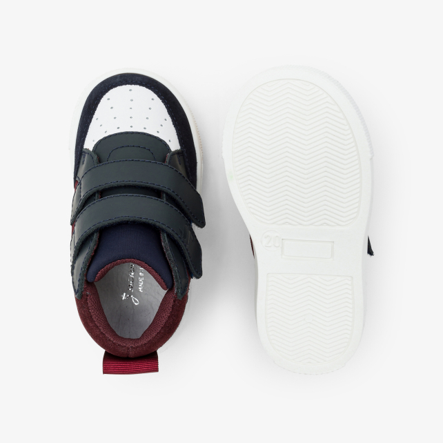 Baby boy high-top trainers