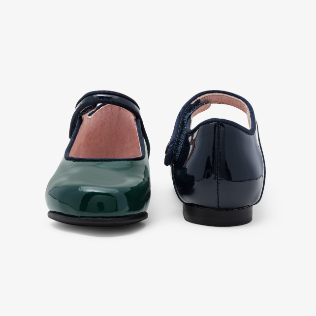 Girl patent leather babies