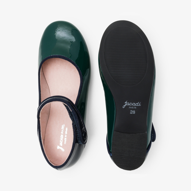 Girl patent leather babies