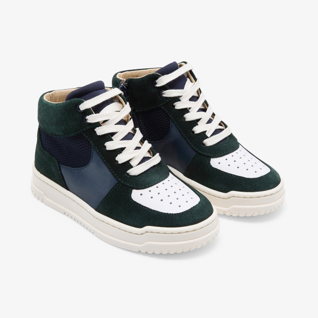 Boy leather trainers