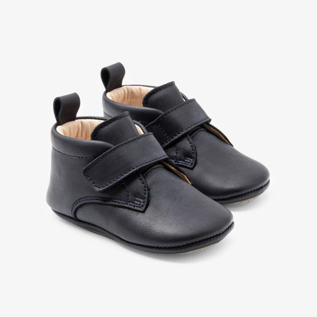 Baby leather slippers