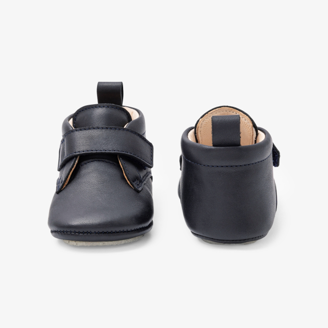Baby leather slippers