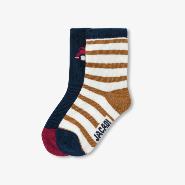 Baby boy duo of socks