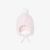 Baby girl microfleece-lined hat