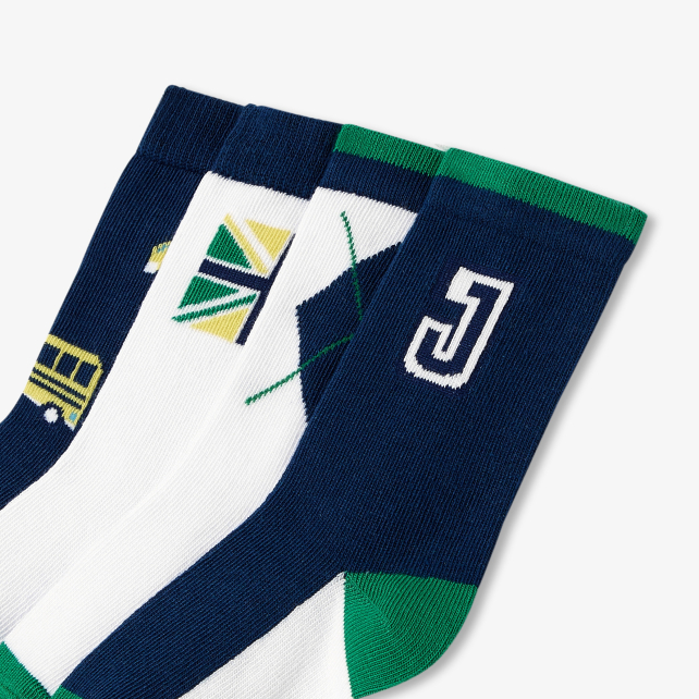 Set of 4 pairs of Boy socks