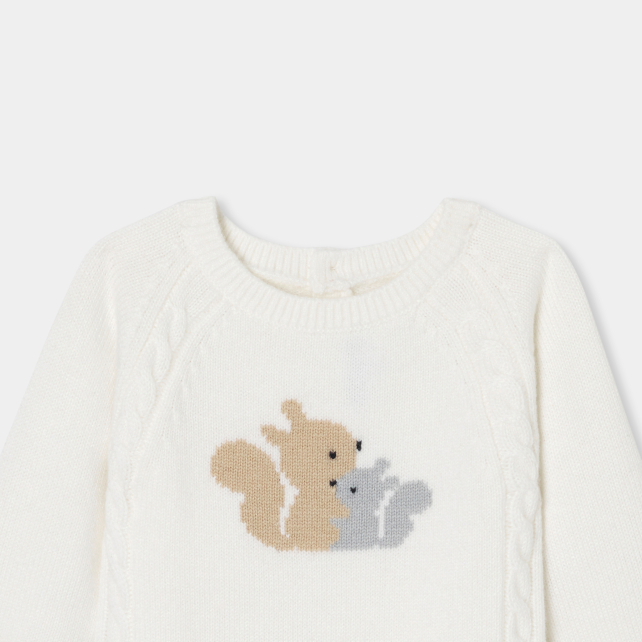 Baby boy jumpsuit in jersey knit