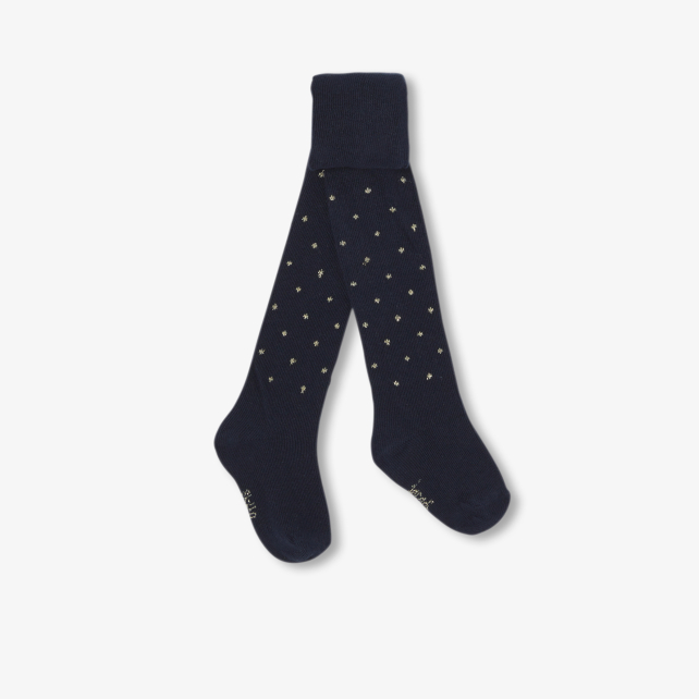 Baby girl polka dot tights
