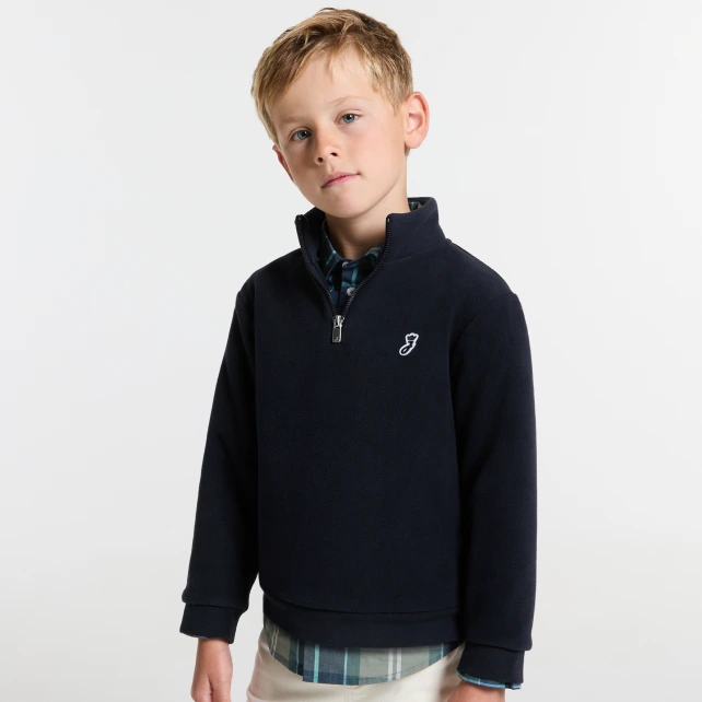 Boy fleece sweatshirt