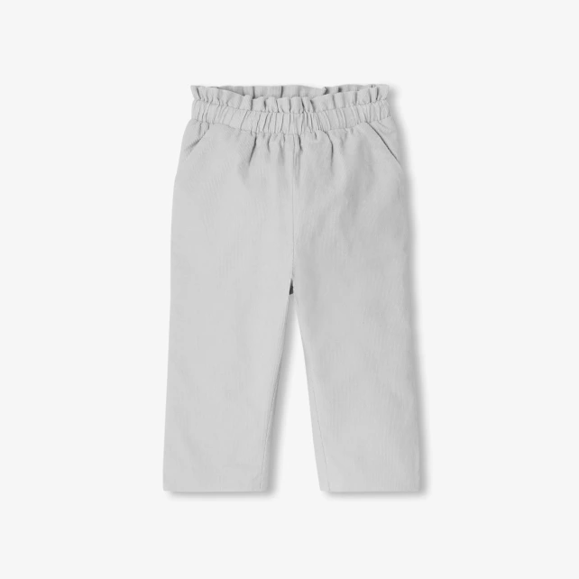 Baby girl babycord velvet trousers