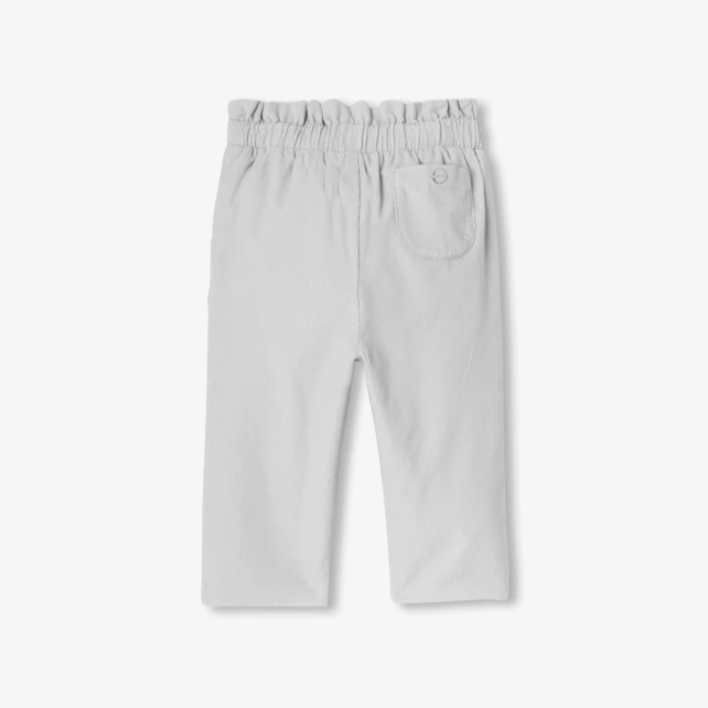 Baby girl babycord velvet trousers