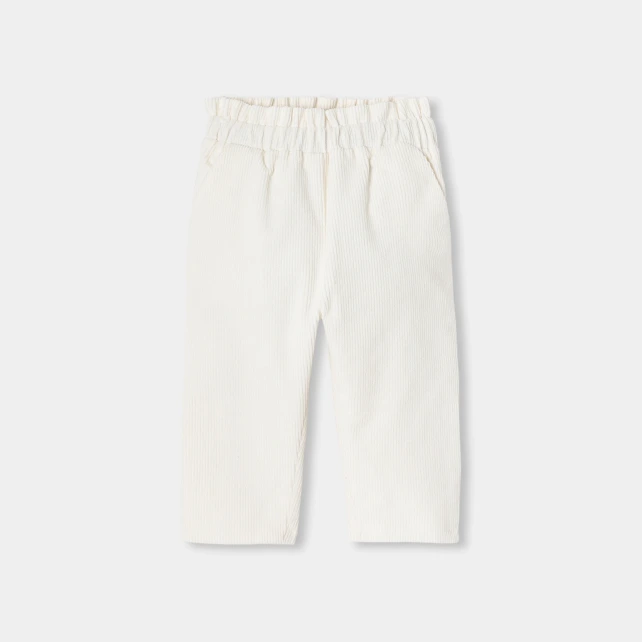 Baby girl velvet trousers