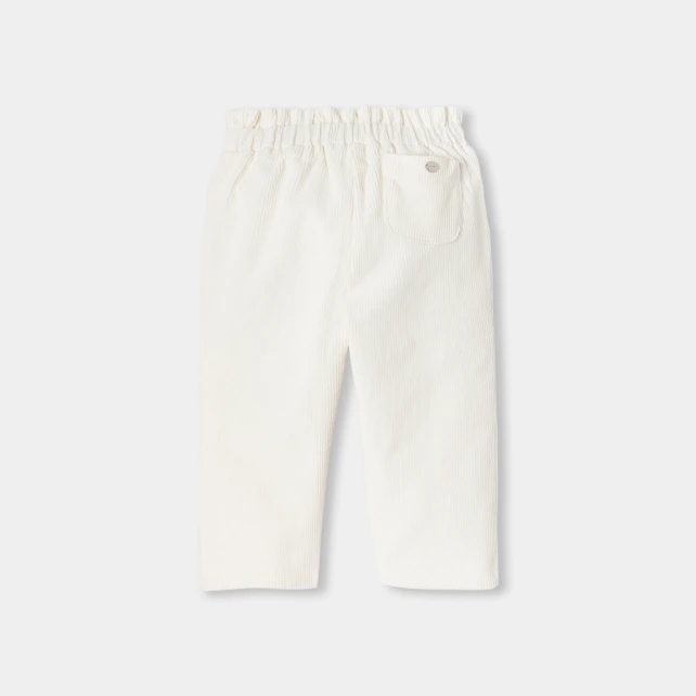 Baby girl velvet trousers