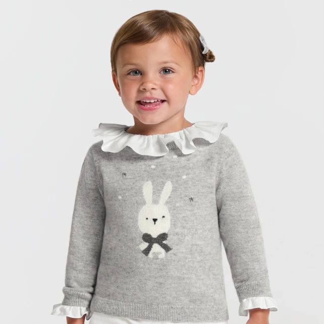 Baby girl cashmere jumper
