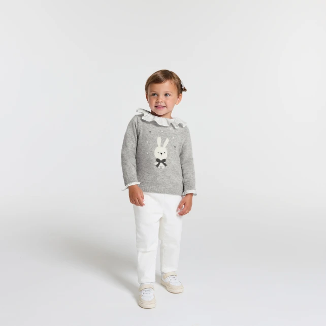 Baby girl cashmere jumper