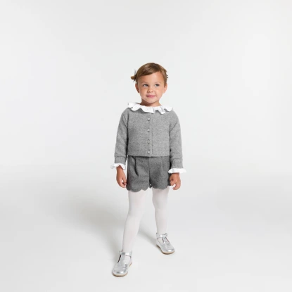 Körpə qız üçün flanel şort