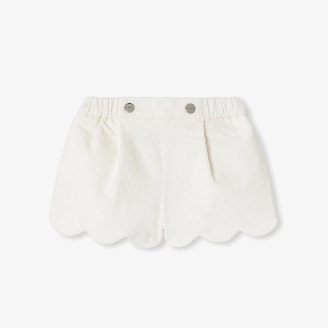 Baby girl corduroy shorts