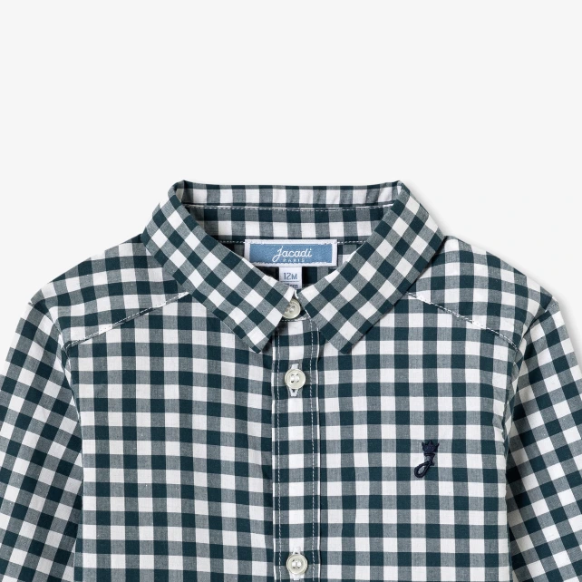 Baby boy gingham shirt
