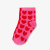 Girl intarsia heart socks duo
