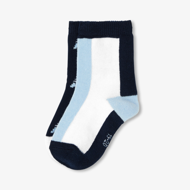Baby boy duo of socks