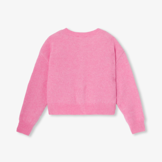 Qız üçün yun və alpakadan kardiqan