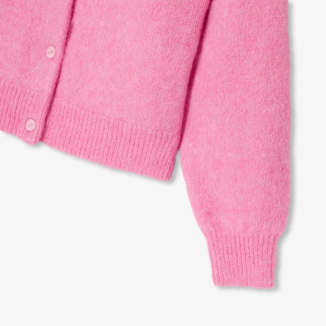 Qız üçün yun və alpakadan kardiqan