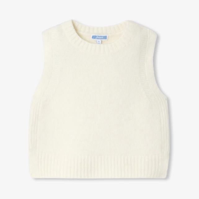 Girl sleeveless sweater