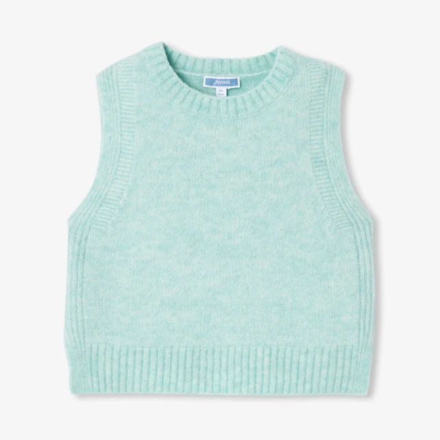 Girl sleeveless sweater
