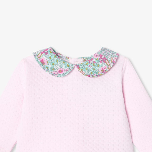 Baby girl comfort set in double sided jersey