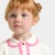 Baby girl cardigan with Peter Pan collar