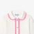 Baby girl cardigan with Peter Pan collar