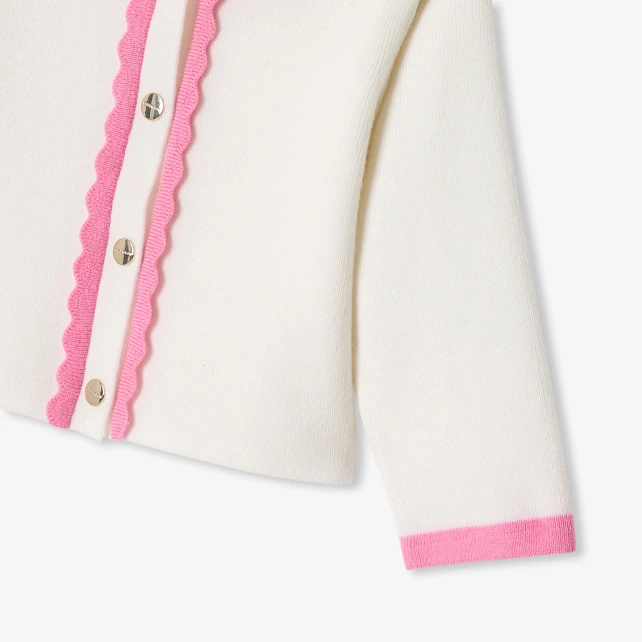 Peter Pan yaxalı körpə qız üçün kardiqan