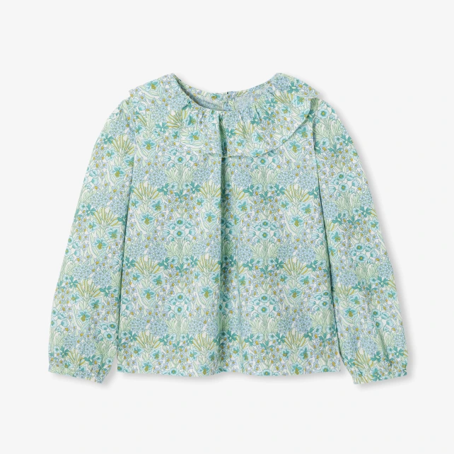 Girl blouse in Liberty fabric