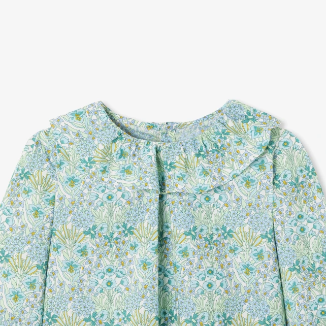 Girl blouse in Liberty fabric