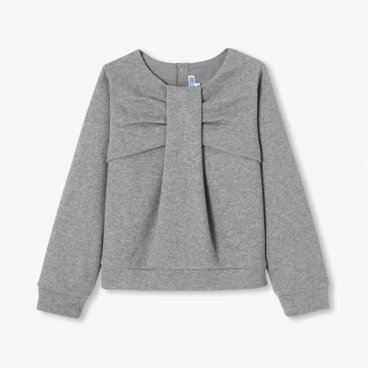 Qız üçün bəzəkli flis sviter