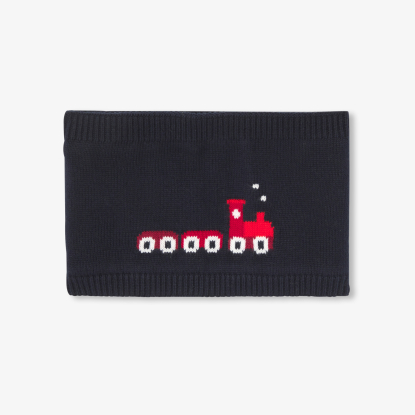 Baby boy cotton snood