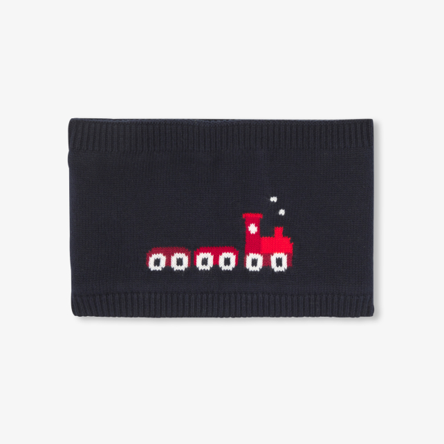 Baby boy cotton snood