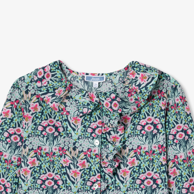 Girl blouse in Liberty fabric