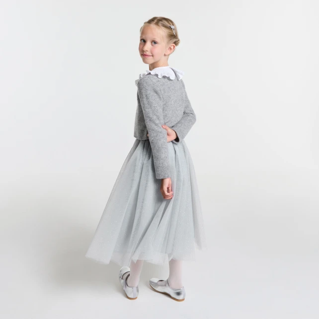 Girl tutu in sequined tulle