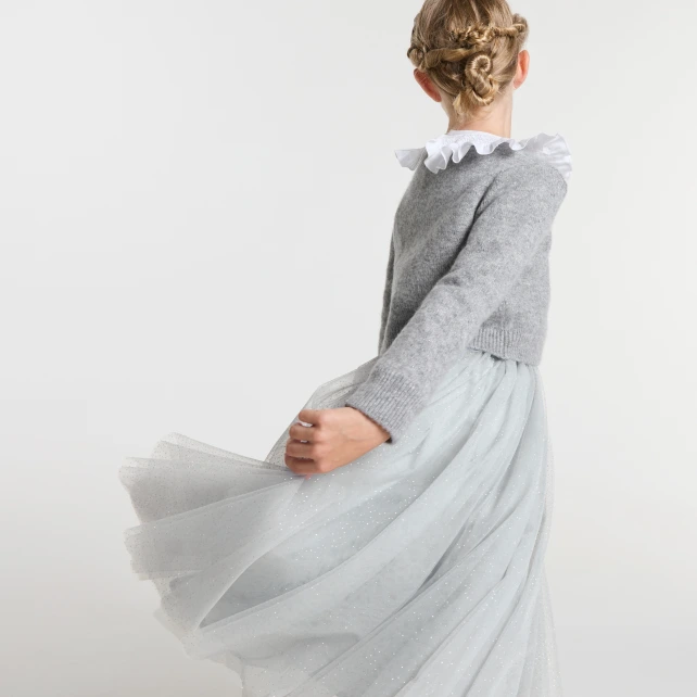Girl tutu in sequined tulle