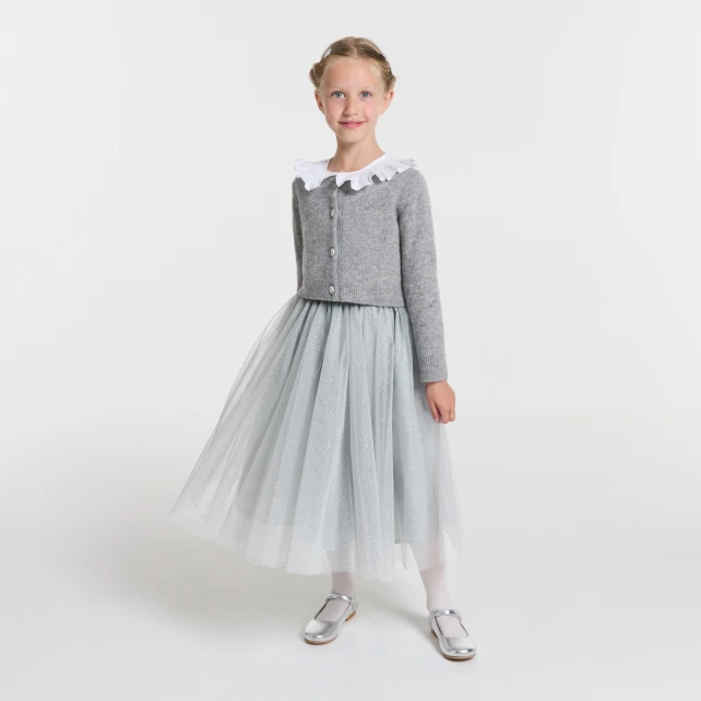 Girl tutu in sequined tulle