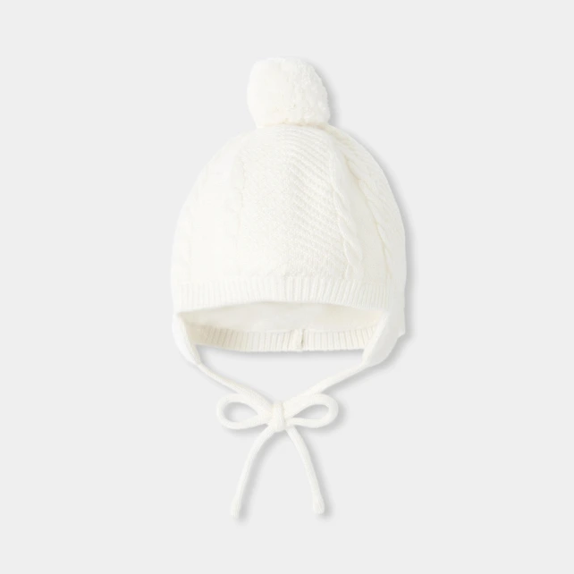 Baby wool and cashmere hat