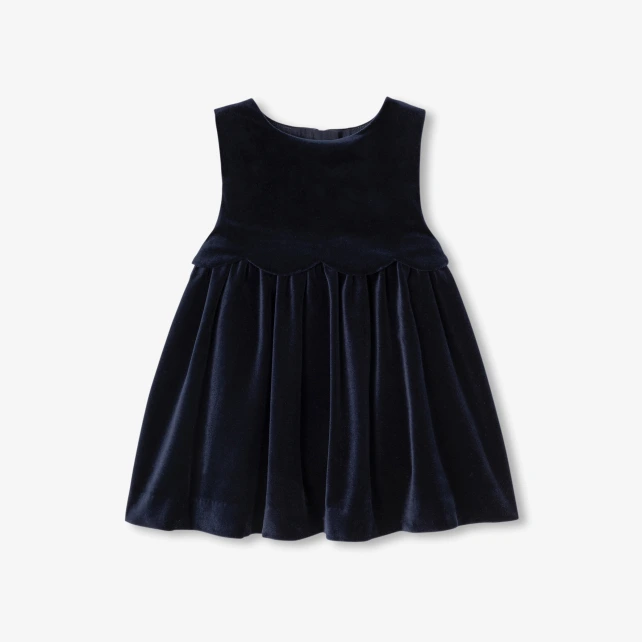 Baby girl velvet Christmas dress