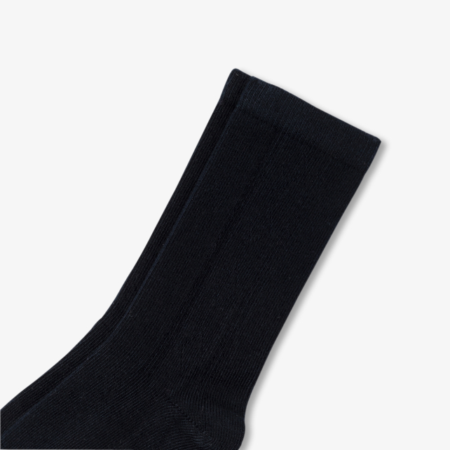 Baby girl high socks with pointelle stitch 