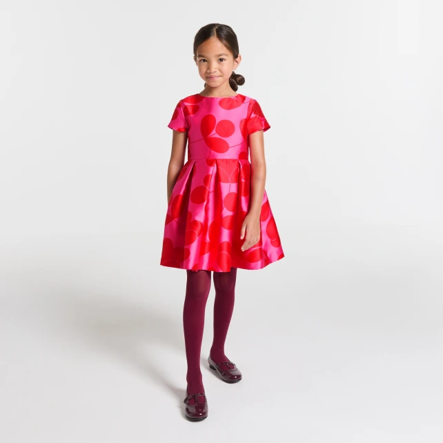 Girl jacquard dress